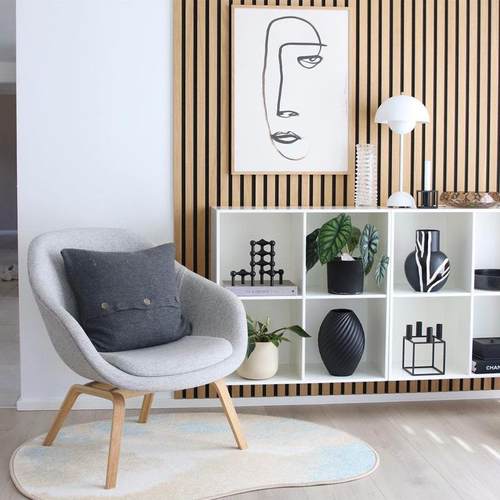 Hay休闲 椅4s店接待椅现代设计款实木凳酒店样板房咖啡厅休闲 单