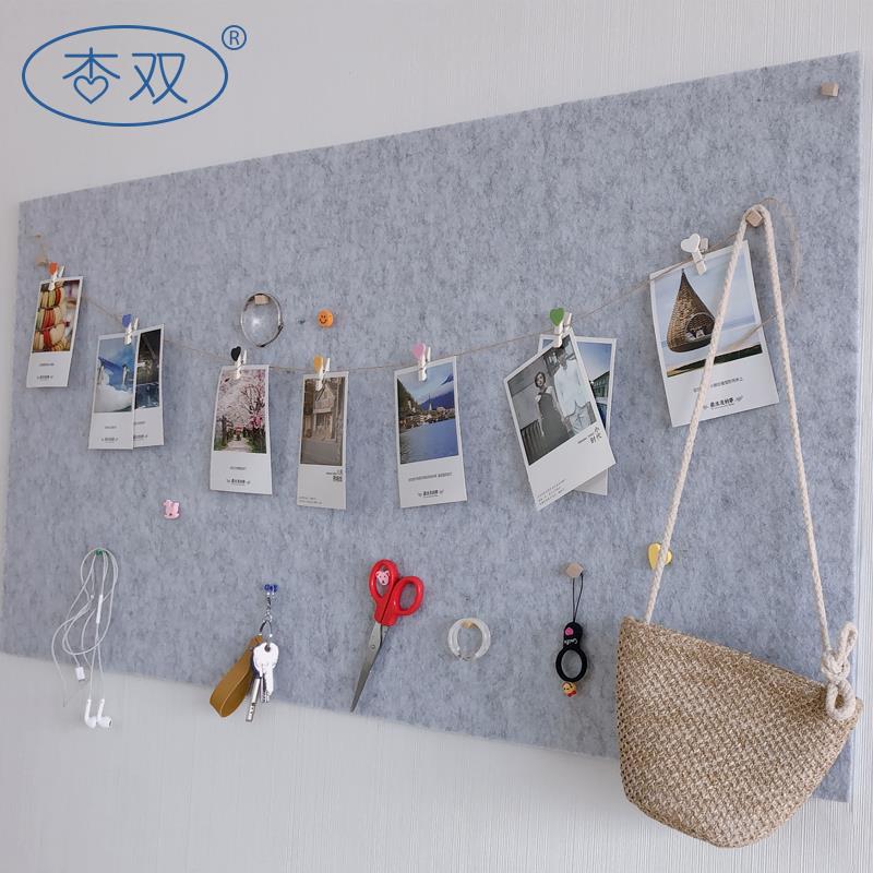 杏双软木板照片墙 毛毡板 幼儿园留言板背景墙照片板公告板墙贴背