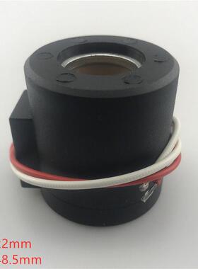 SKM5电磁液压阀线 线圈 内径22mm高度48.5mm黑色圆型出线 线DC24V