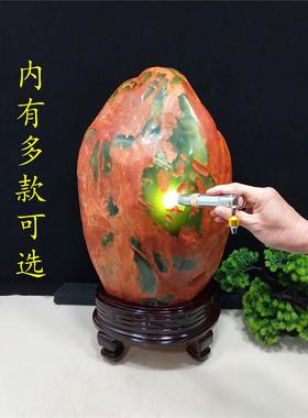 包邮精品石头岫岩玉岫玉原石奇石玉石家居装饰客厅玄关办公室摆件
