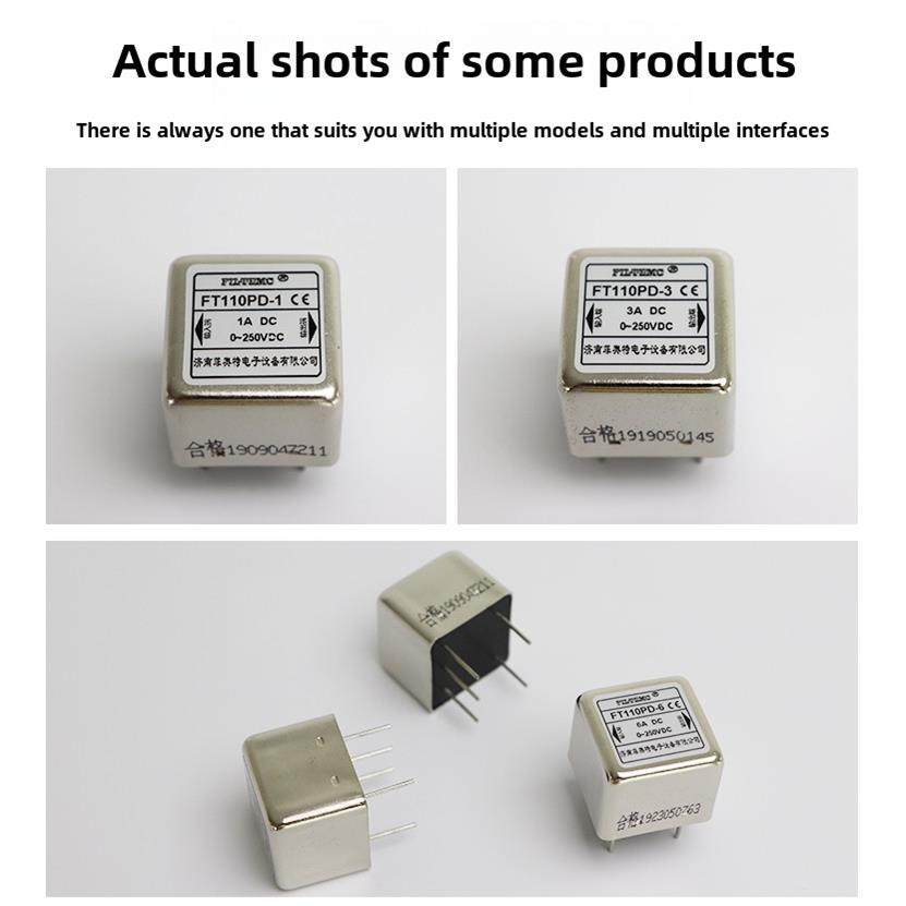 Emi抗干扰直流Pcb电源滤波电路板引脚类型Ft110Pd/Ft120Pd1A3A6A