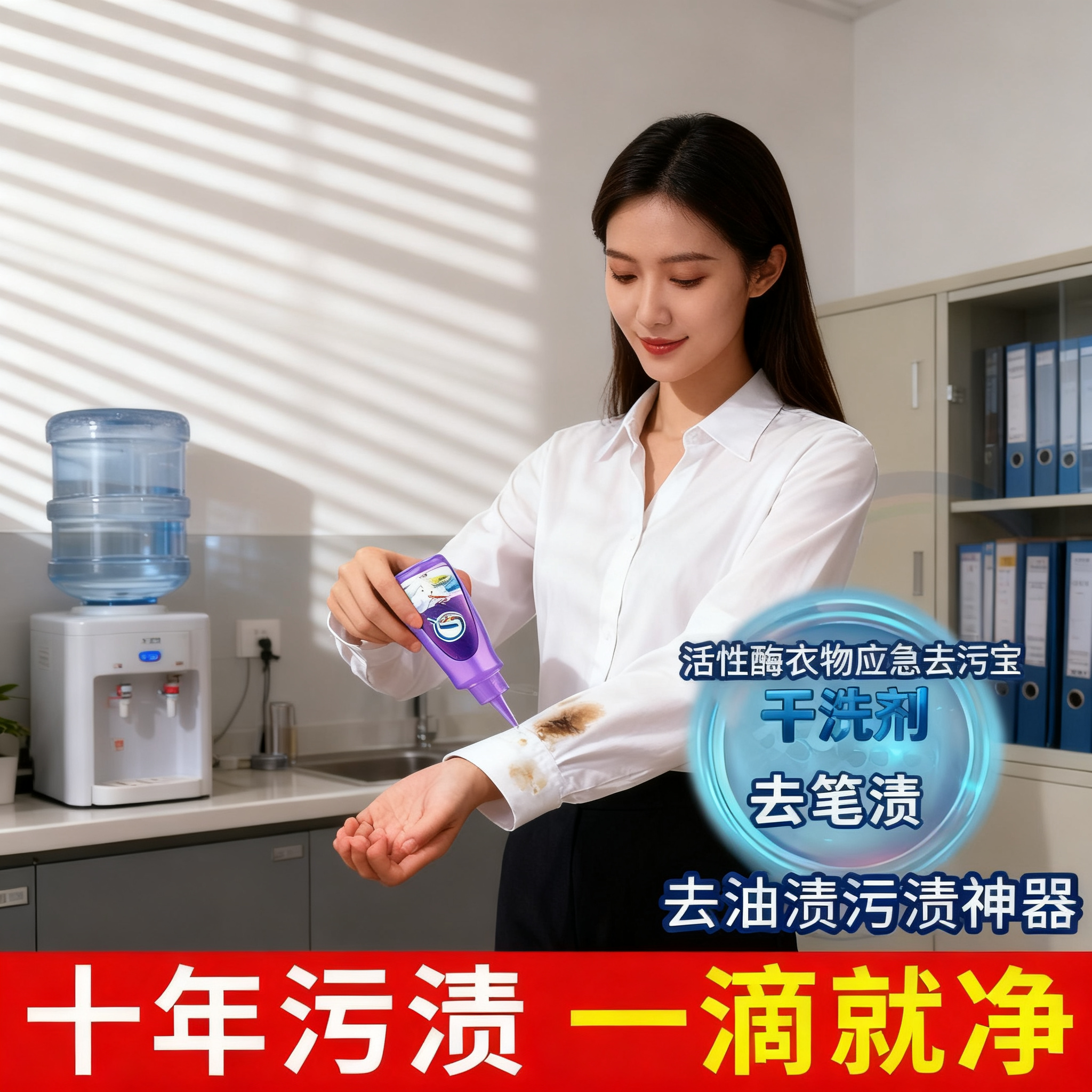 【新型去污】活性酶衣物应急去污宝干洗剂去油渍污渍神器去笔渍