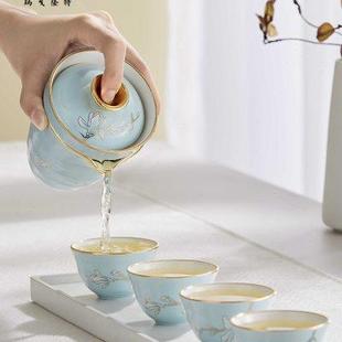 旅行茶具套装 玛戈隆特行云系列便携式 家用茶具茶壶杯子水杯