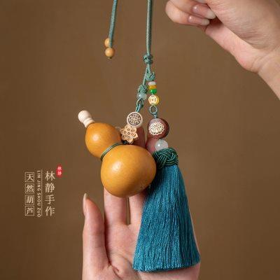 天然真葫芦挂件大门客厅门对门厕所室内开口闭口葫芦摆件流苏挂饰