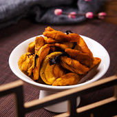 季 湖南浏阳土特产办公室解馋零食蜜饯休闲 小野紫苏黄桃干200g瓶装