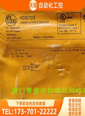 IFM IGS703 IGS701 IGS708 IGS710 易福门 【议价】
