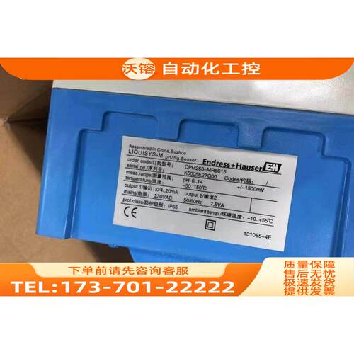 E+H 恩德斯豪斯COM253-MR8615 加溶解氧探头COS41-2F探头【议价】