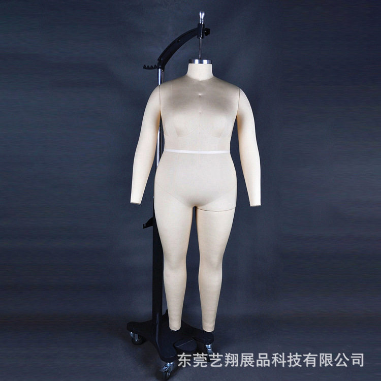 女肥人全身立裁人台 肥佬体标准试衣包布可插针打板人台 服装模特