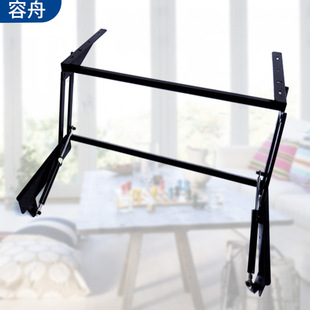 B07升降茶几桌子五金配件液压杆折叠桌升降铰链咖啡桌面升降架