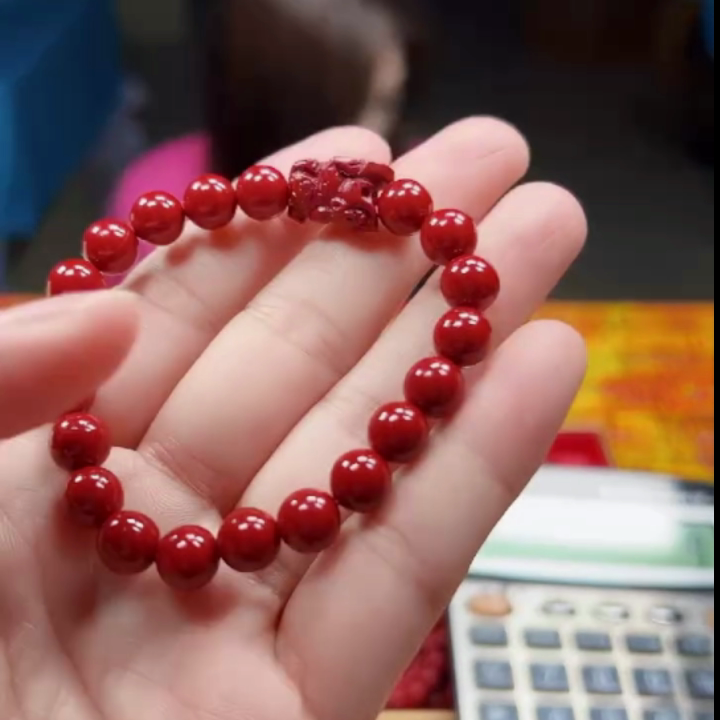 4朱砂貔貅DIY手串-约8mm(多样性发其一),珠宝/钻石/翡翠,手饰,淘宝优惠券,粉丝福利购,淘宝优惠卷