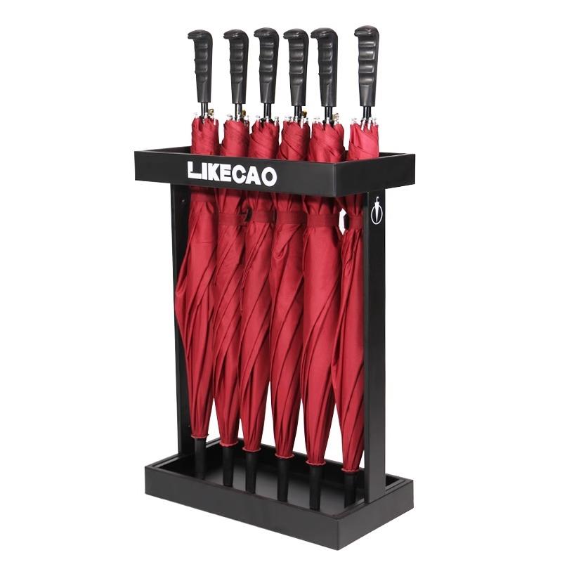 雨伞架商用银行收纳置物架酒店大堂售楼部便民铁艺伞架子门口家用