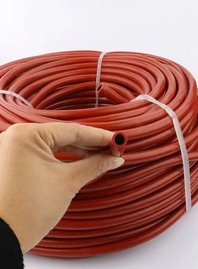 热收缩膜塑封包装机链条输送红色耐高温300度隔热硅胶护套管配件