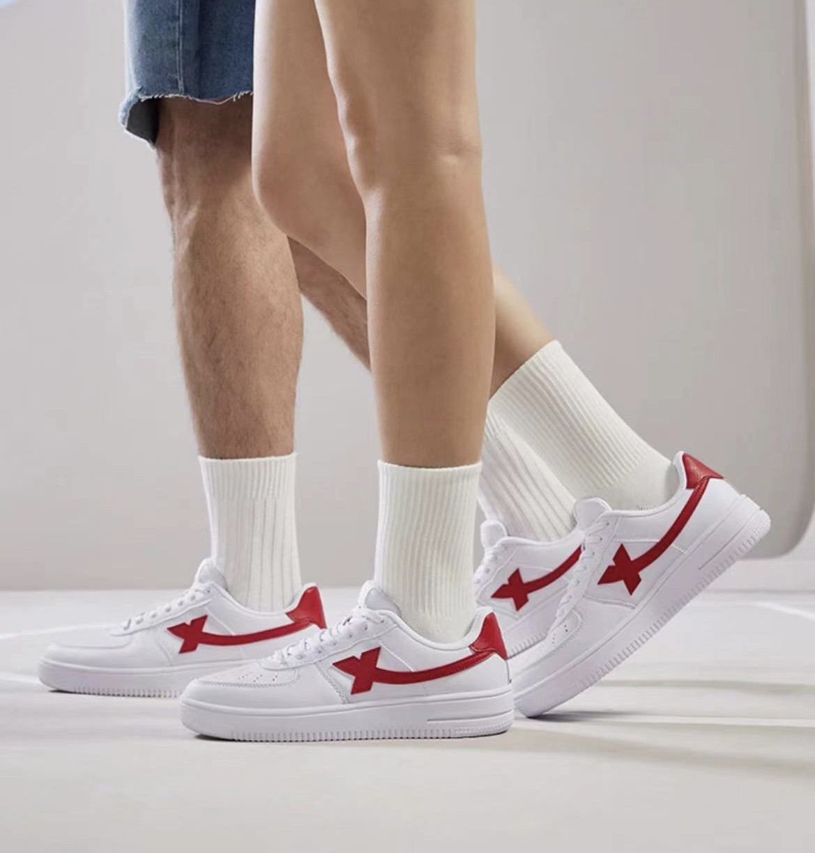 特步空军一号板鞋夏季低帮百搭休闲情侣同款小白鞋透气简约运动鞋,运动鞋new,板鞋,淘宝优惠券,粉丝福利购,淘宝优惠卷