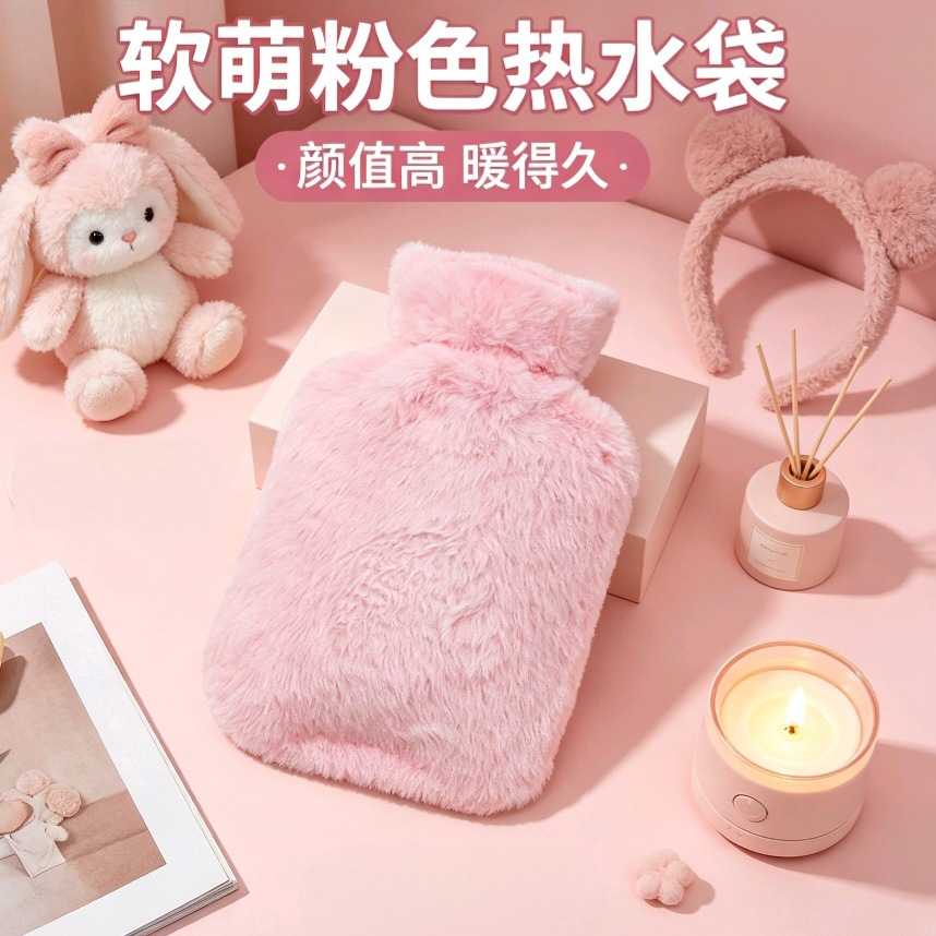 热水袋暖水袋注水暖手宝热敷暖被窝灌水注水式内胆敷肚子女生保暖