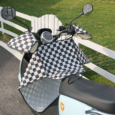 分离式挡风被夏季双面防水电瓶摩托挡风披电动自行单车防晒罩夏天