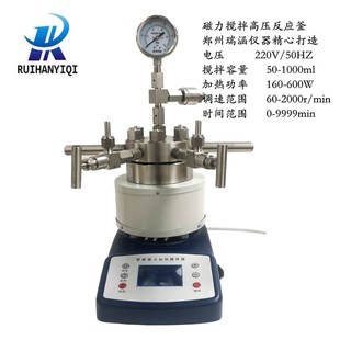 精心打造磁力搅拌高压反应釜 50-1000ml磁力搅拌高压反应釜