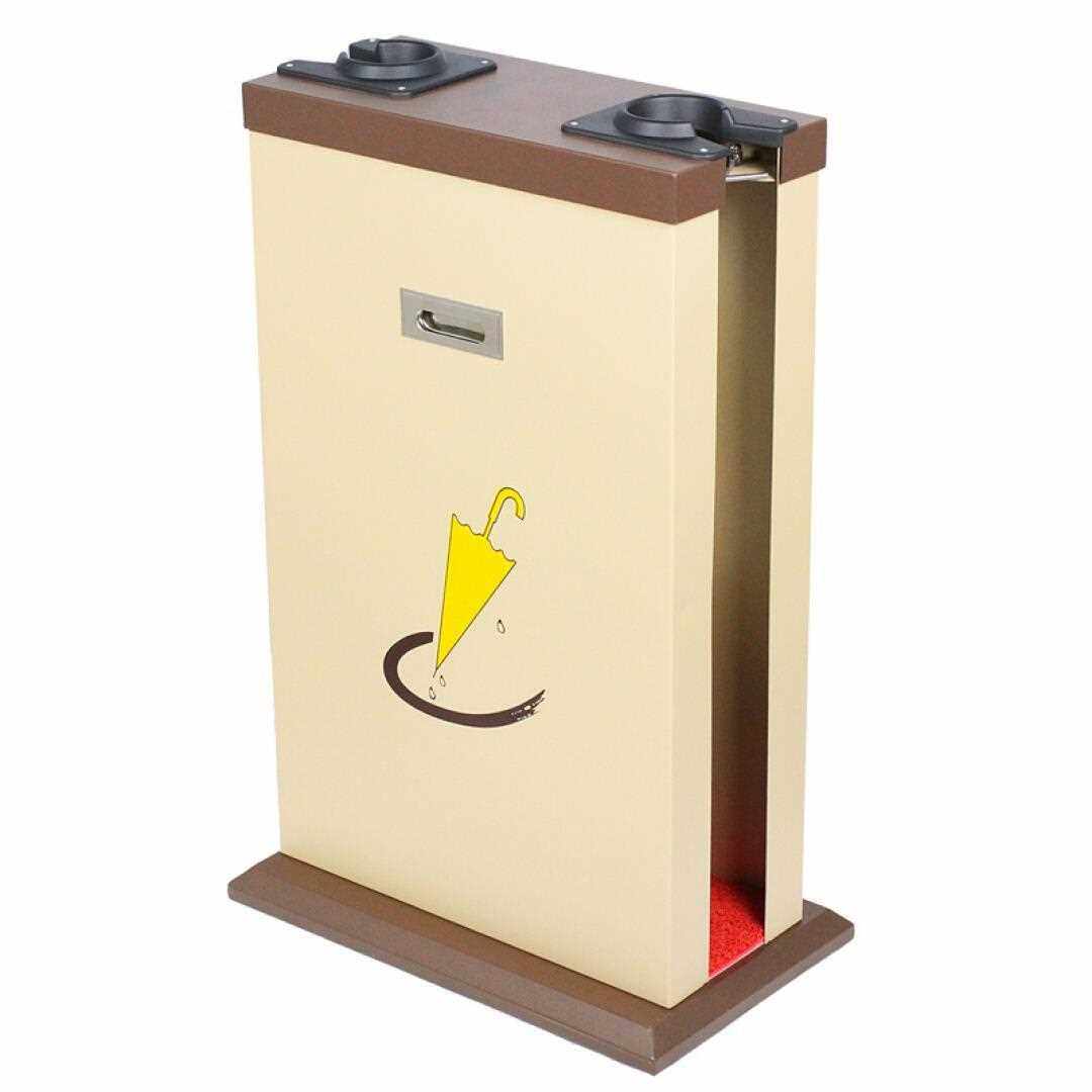 顺南双头雨伞套袋机自动雨伞机大堂雨伞收纳架J-9 杏色烤漆