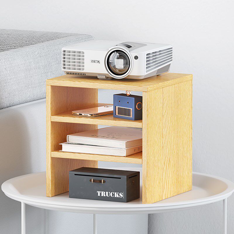 办公桌收纳架木质小型迷你桌面置物架大学宿舍多层三层文件整理