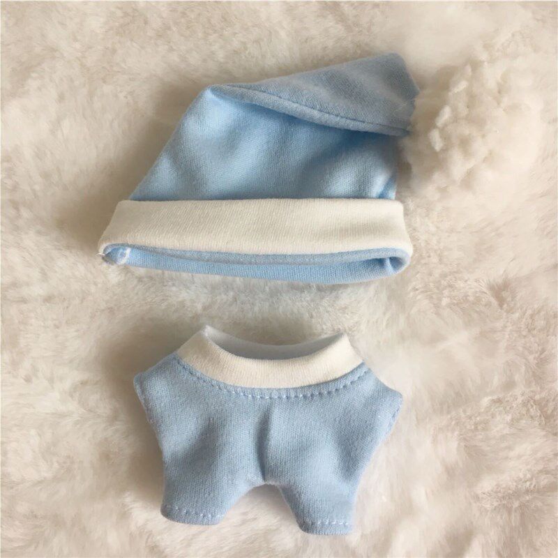 现货娃衣10cm十厘米正常体棉花娃娃玩偶公仔衣服爬爬服连体衣睡衣图片