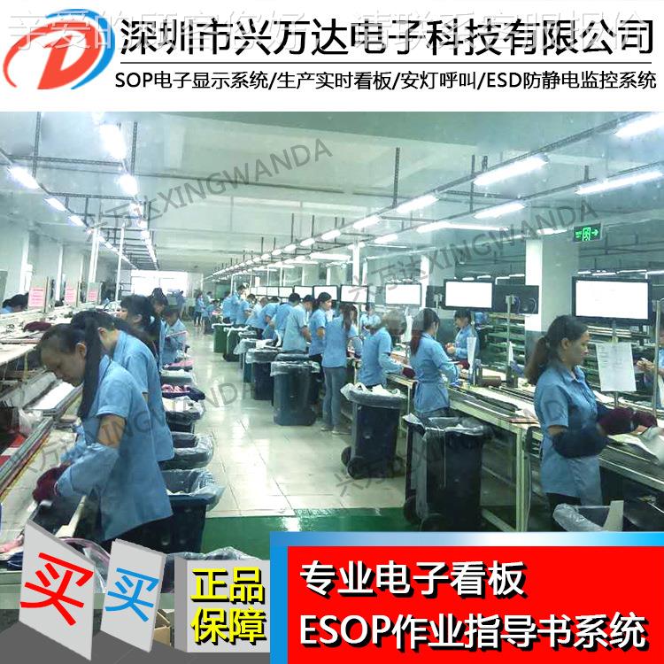 兴万达车生产进度板无纸化电子看看板 生产管理间显系统ITS示屏