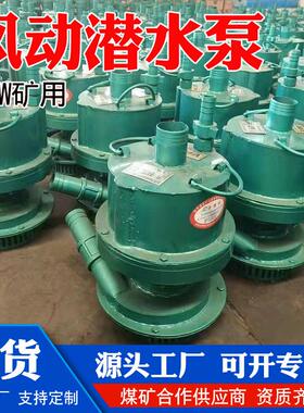 矿用风动潜水泵 煤安认证FQW25-50/W大流量排污泵 齿轮式气动风泵