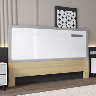 床头实木板1米8床头板靠背1米5床头单买烤漆超薄款床头落地挡板