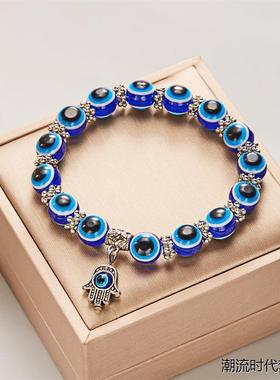 10mm土耳其蓝眼睛手链恶魔之眼
