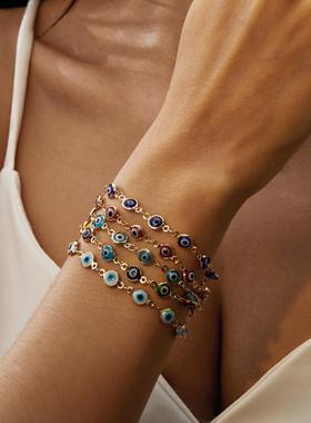 2条装土耳其蓝眼睛潮流手链