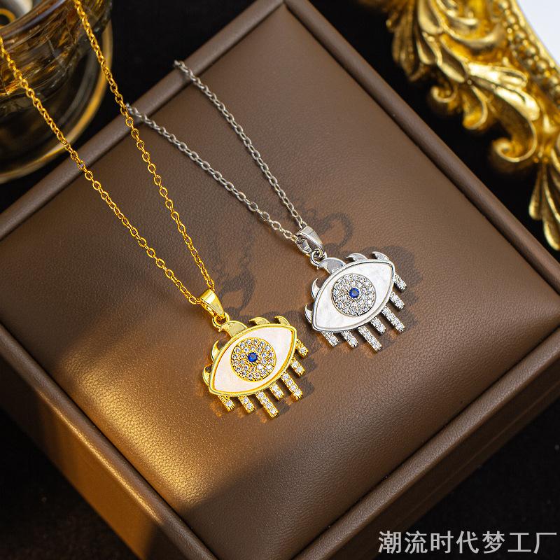 土耳其风格新款恶魔之眼项链