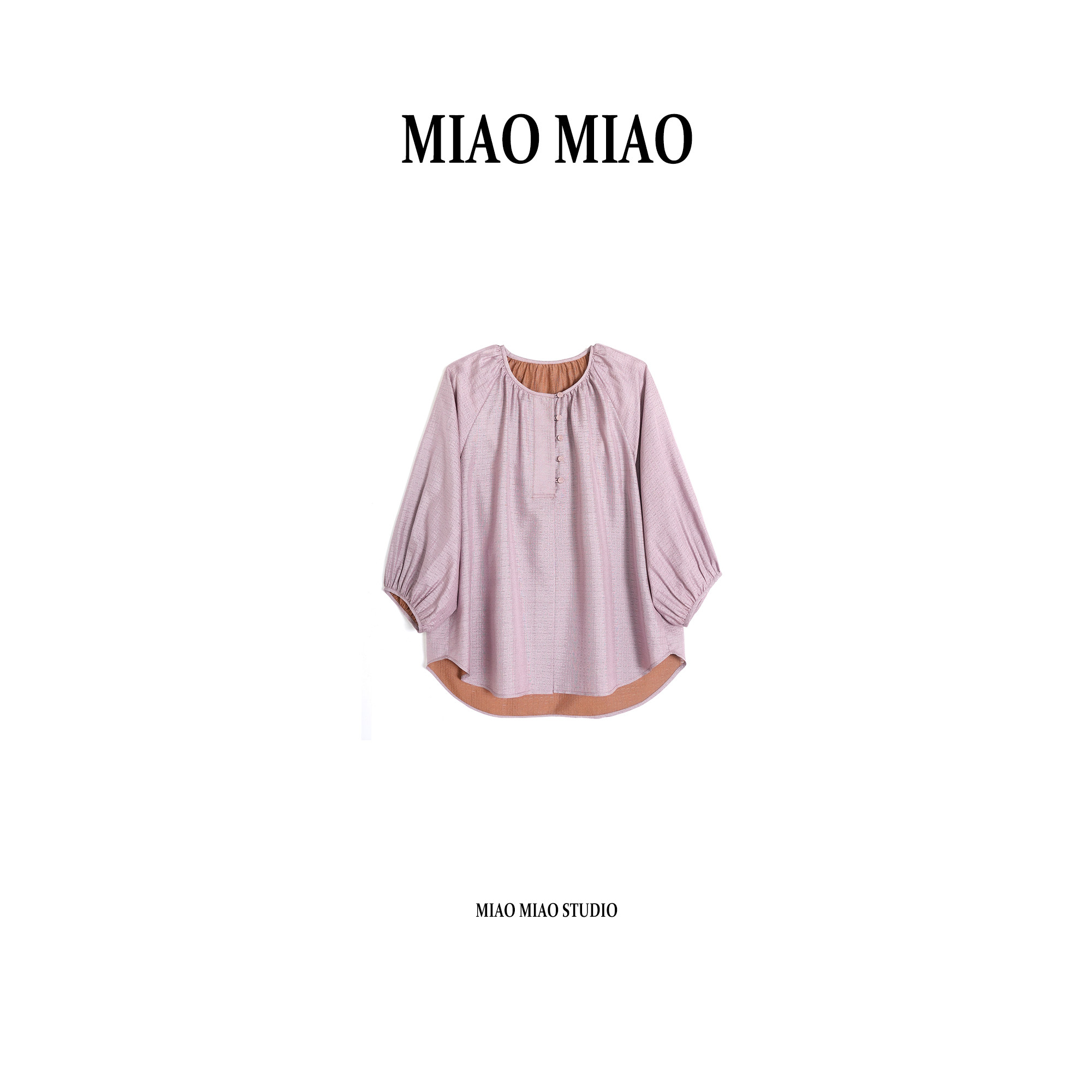 【桃华】徐淼淼早春新款名家张林根老师三经绞罗新中式上衣R1914