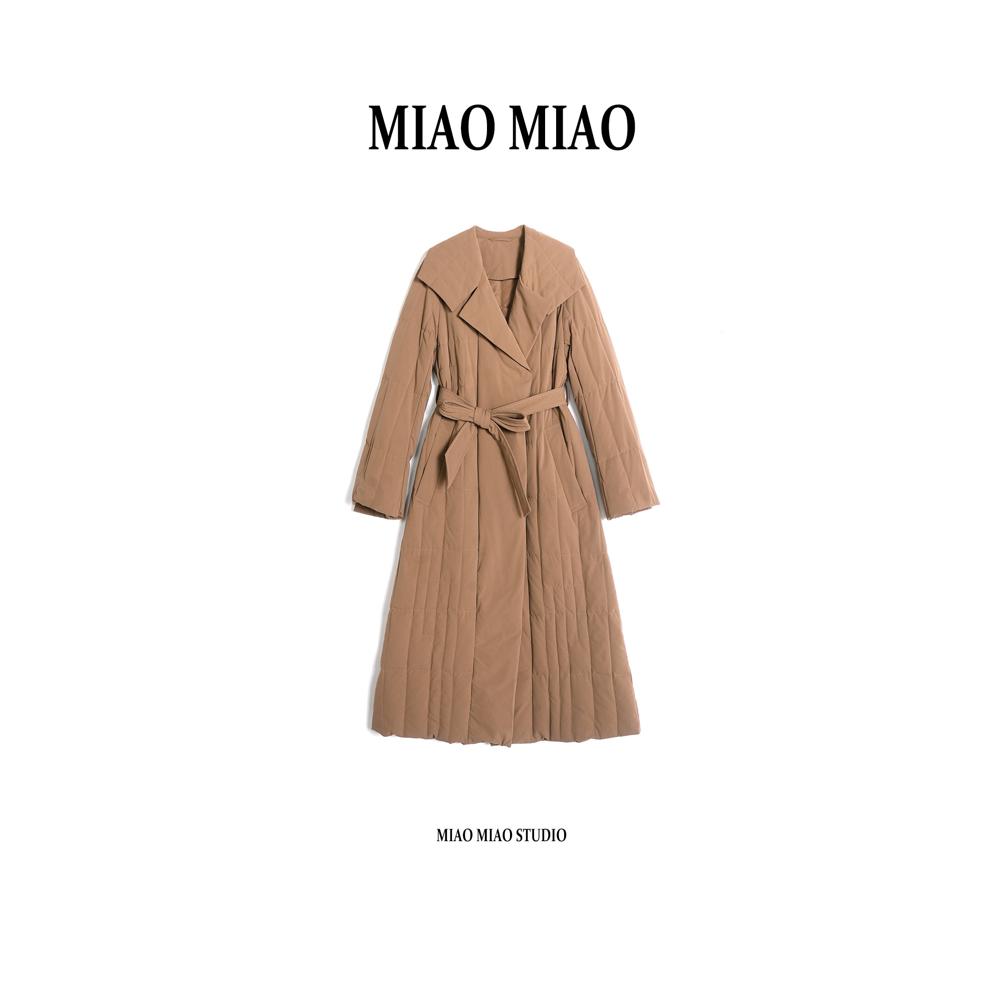 【舒尧】徐淼淼新款保暖90三星白鹅绒时尚长款保暖鹅绒服VD1777