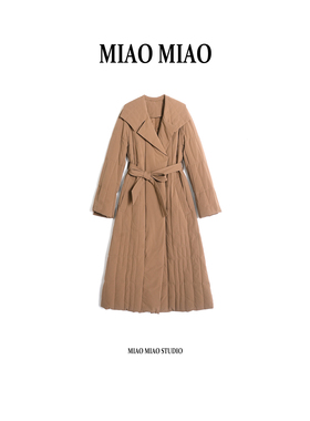 【舒尧】徐淼淼新款保暖90三星白鹅绒时尚长款保暖鹅绒服VD1777