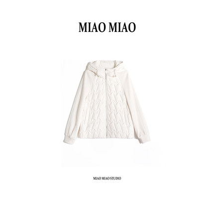 【知瑶】徐淼淼冬季穿搭三星90鹅绒御寒防跑绒连帽鹅绒服XW1729