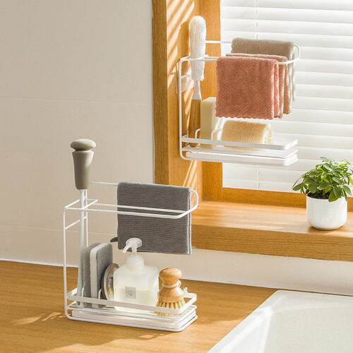 Nacuan Large Wall-Mounted No-Drilling Kitchen Drying Rack fo