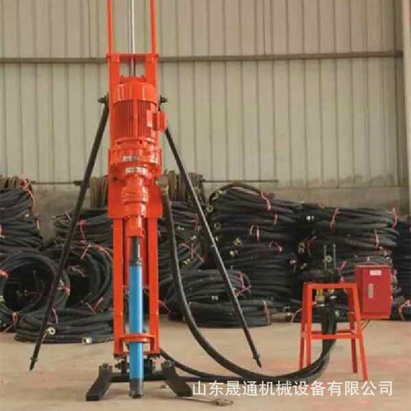 70潜孔钻机气动潜孔小型凿岩钻机无尘桥梁隧道100架子钻机