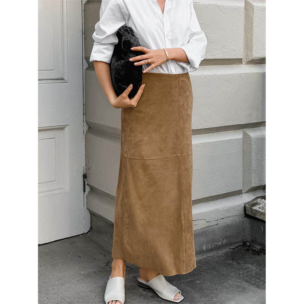 womenclothes麂皮绒半身