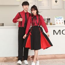 男女比赛装英伦国庆节班服长裙学院风中学生套装诵合唱团演出服朗