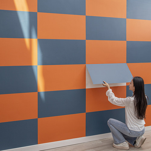 铝塑板墙贴自粘仿瓷砖大理石卫生间厨房墙面装饰防水防潮PVC贴纸