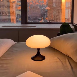 水母充电小台灯卧室床头氛围灯夜灯客厅复古装饰轻奢高级感落地