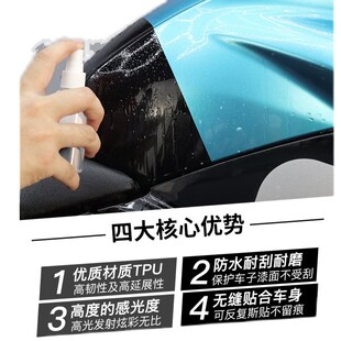 适用春风国宾650改装隐形车衣保护膜仪表大灯贴膜U车膜防尘防划痕