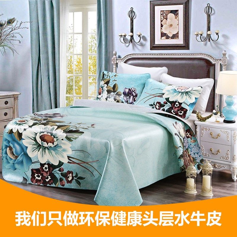 头层牛皮凉席头层水牛皮加厚真D皮床垫A类彩绘软席牛皮席子,床上用品,牛皮席,淘宝优惠券,粉丝福利购,淘宝优惠卷