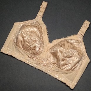 胖mm文胸薄款 全罩杯内衣女100F40e38d无钢圈无海绵胸罩夏大胸大码