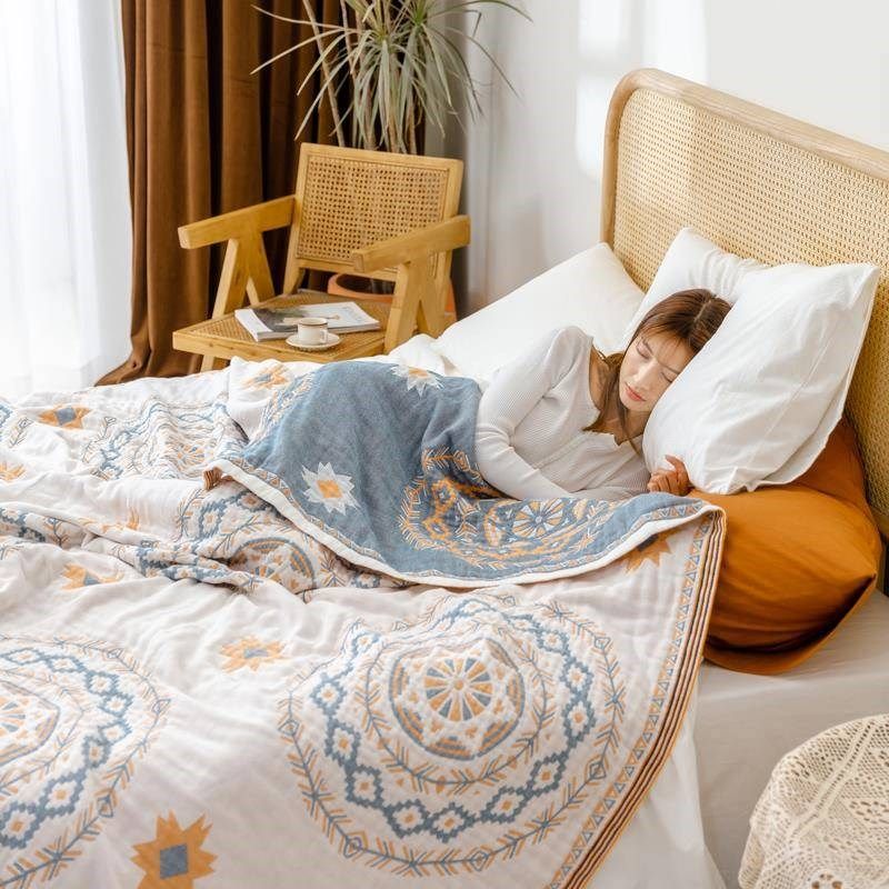 优质母婴级六层纱布毛巾被纯棉夏凉被婴儿盖毯夏季V薄款全棉办公,床上用品,休闲毯/毛毯/绒毯,淘宝优惠券,粉丝福利购,淘宝优惠卷