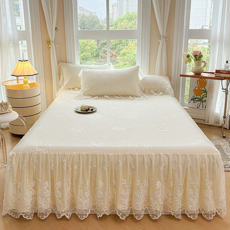 2025新款机三件套a类母婴级夏天可夏季凉席洗R床裙款冰丝席软新款,床上用品,冰丝席,淘宝优惠券,粉丝福利购,淘宝优惠卷