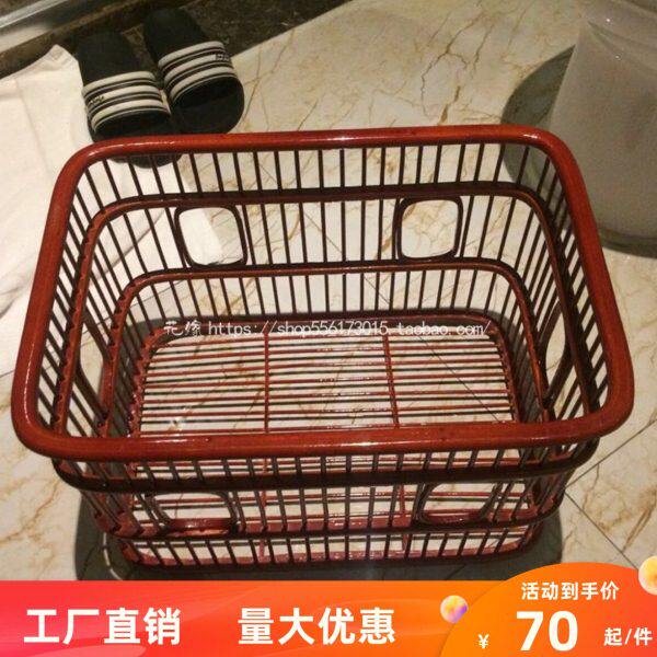 房客筐酒店毛巾脏衣篮筐蓝长篮草筐布竹藤编方浴巾收纳整理毛巾