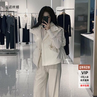 ariosee艾诺丝槿2025新款官方旗舰店冬装立领羽绒服马甲AR004001