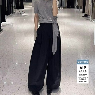 ariose·e艾诺丝瑾官方旗舰店正品2026夏阔腿休闲气球裤BR302111