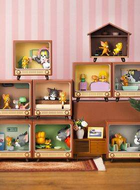 猫和老鼠华纳正版周边TOM and JERRY经典MOMENT系列盲盒手办摆件