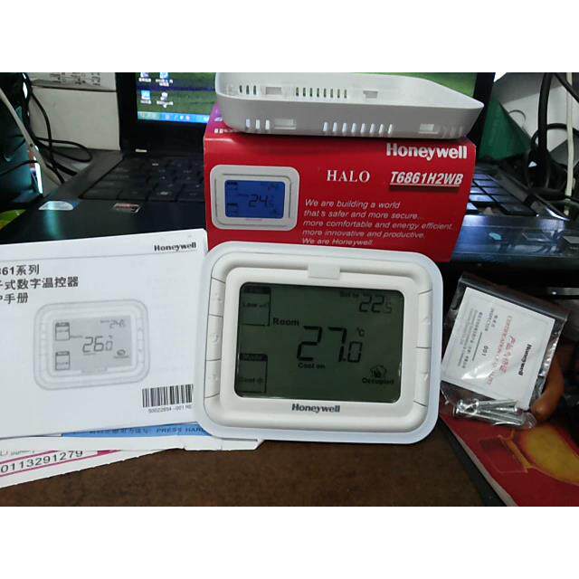 honeywell新款系列t6861h2wb控制霍尼韦尔温控器空调液晶面板开关