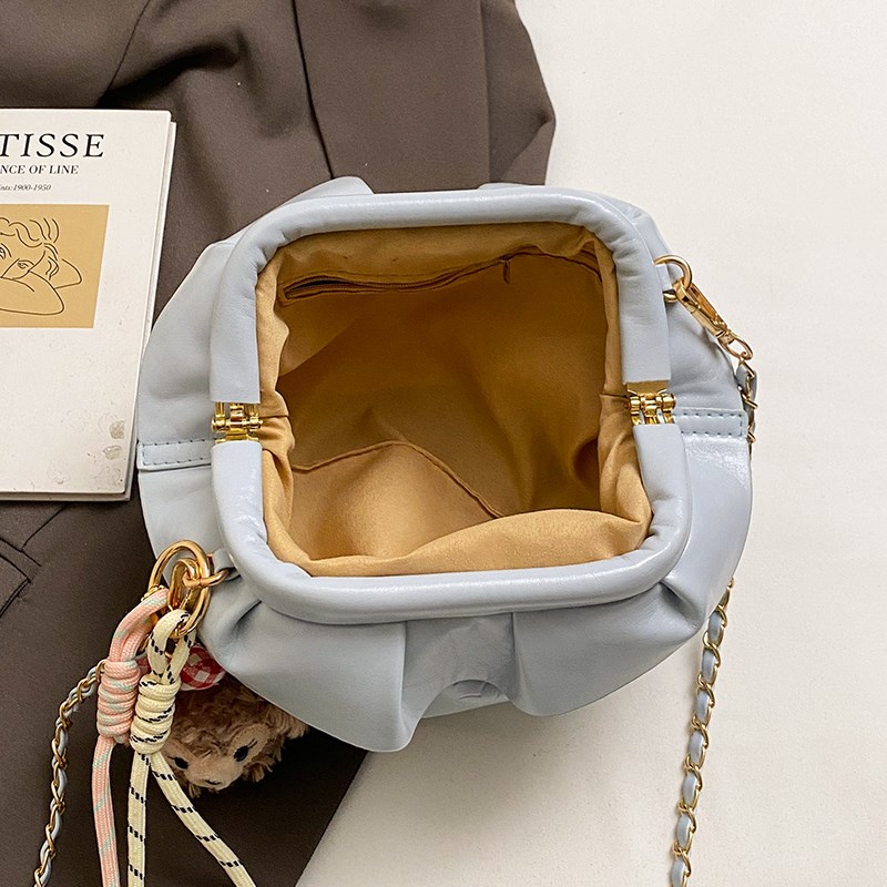 高级感爆款包包女式2025春夏新款潮时尚单肩链条包百搭斜挎水桶包